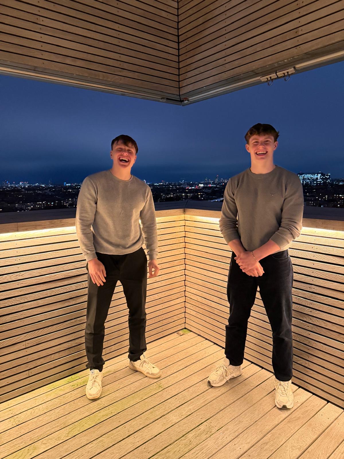 Mit meinem Bruder Eric in Kopenhagen